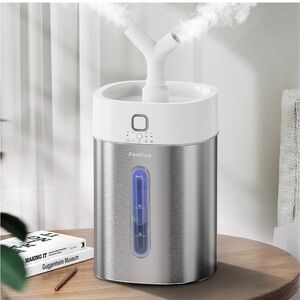 FeelKaa Silver and White Humidifier